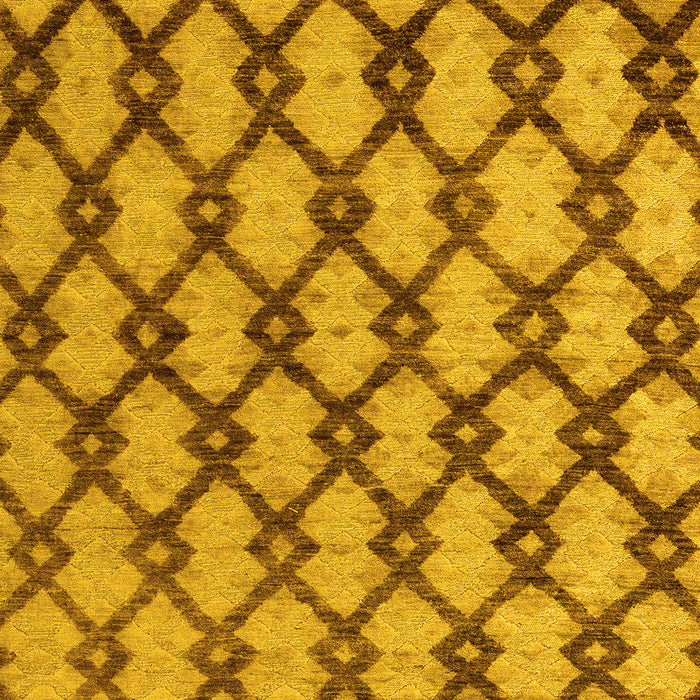Abstract Yellow Modern Rug, abs5272yw
