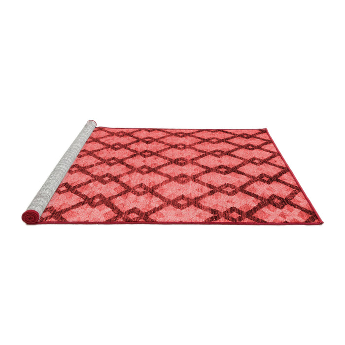 Modern Red Washable Rugs