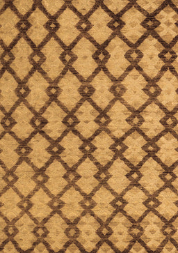 Abstract Brown Modern Rug, abs5272brn