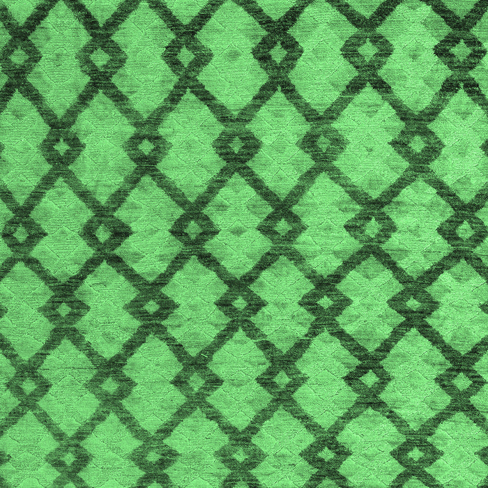 Abstract Emerald Green Modern Rug, abs5272emgrn