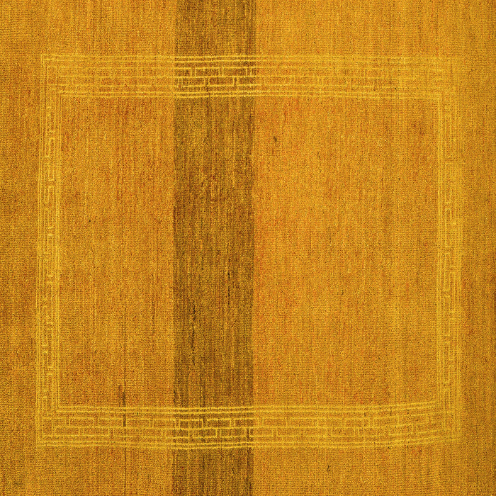 Square Abstract Yellow Modern Rug, abs5273yw