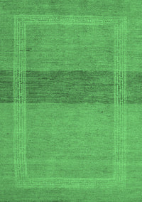 Abstract Emerald Green Modern Rug, abs5273emgrn