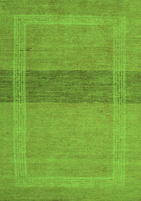 Abstract Green Modern Rug, abs5273grn