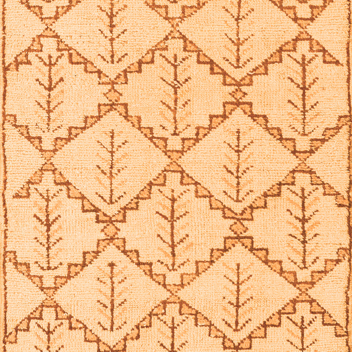 Machine Washable Solid Orange Modern Area Rugs, wshabs5274org