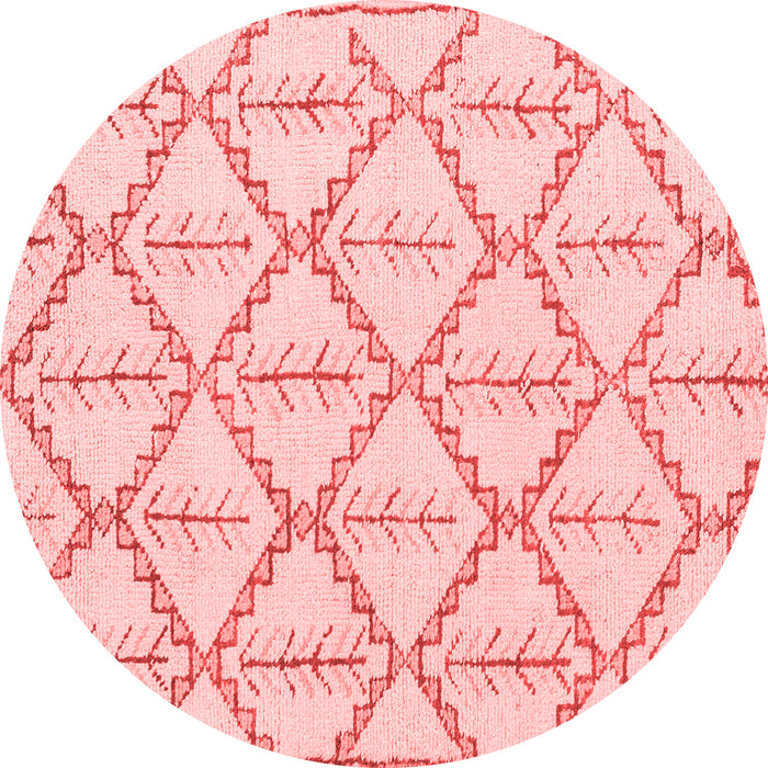 Machine Washable Solid Red Modern Rug, wshabs5274red