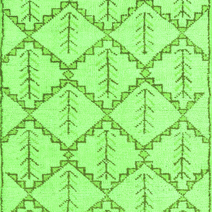 Machine Washable Solid Green Modern Area Rugs, wshabs5274grn