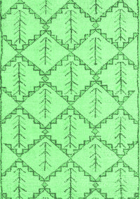 Solid Emerald Green Modern Rug, abs5274emgrn