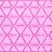 Square Solid Pink Modern Rug, abs5274pnk