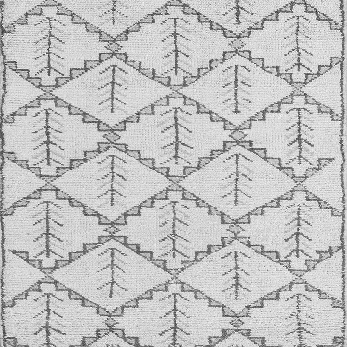 Square Solid Gray Modern Rug, abs5274gry