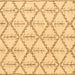 Square Solid Brown Modern Rug, abs5274brn