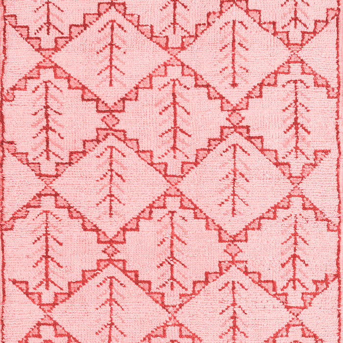 Machine Washable Solid Red Modern Rug, wshabs5274red