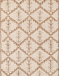 Machine Washable Abstract Brown Sugar Brown Rug, wshabs5274