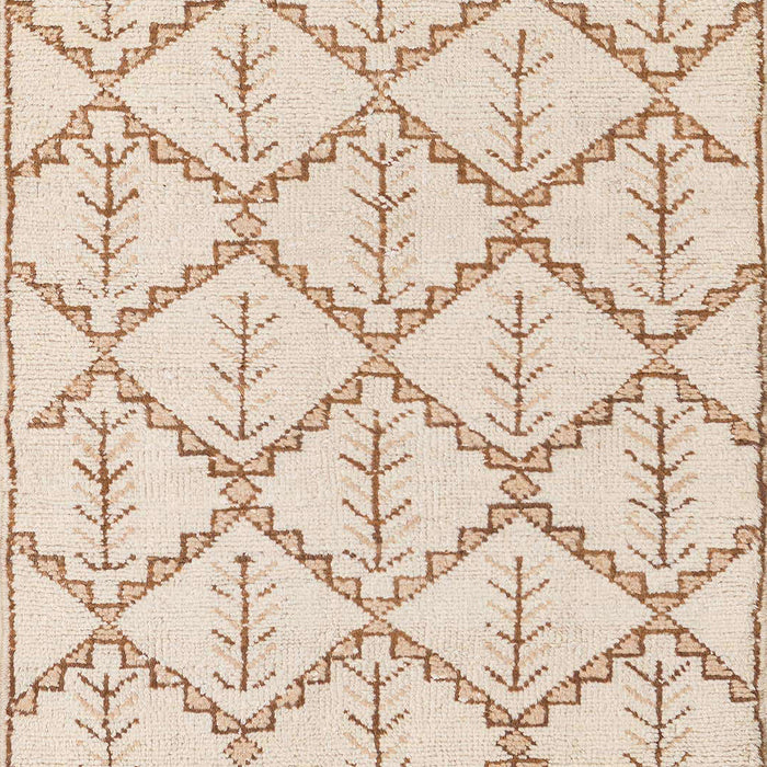 Machine Washable Abstract Brown Sugar Brown Rug, wshabs5274