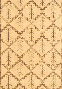 Solid Brown Modern Rug, abs5274brn