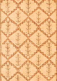 Solid Orange Modern Rug, abs5274org