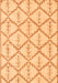 Solid Orange Modern Rug, abs5274org