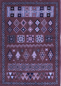 Southwestern Blue Country Rug, abs5275blu