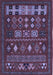 Southwestern Blue Country Rug, abs5275blu