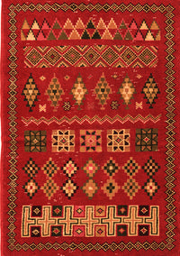 Southwestern Orange Country Rug, abs5275org