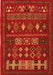 Southwestern Orange Country Rug, abs5275org