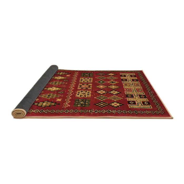 Sideview of Southwestern Brown Country Rug, abs5275brn