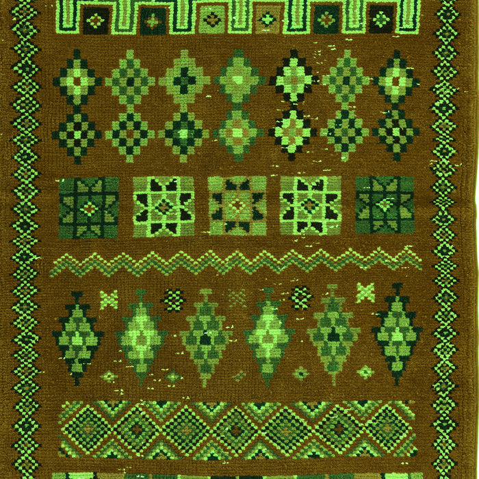 Southwestern Green Country Rug, abs5275grn