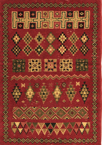 Southwestern Brown Country Rug, abs5275brn