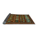 Sideview of Southwestern Light Blue Country Rug, abs5275lblu