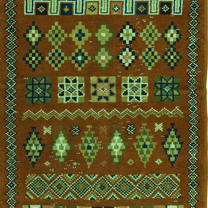 Southwestern Turquoise Country Rug, abs5275turq