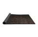 Sideview of Abstract Coffee Brown Modern Rug, abs5276