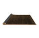 Sideview of Abstract Brown Modern Rug, abs5276brn