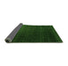 Sideview of Abstract Green Modern Rug, abs5276grn