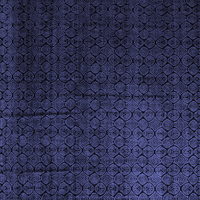Square Abstract Blue Modern Rug, abs5276blu