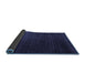 Sideview of Abstract Blue Modern Rug, abs5276blu