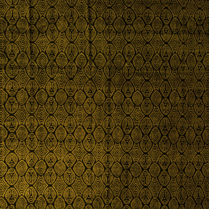 Abstract Yellow Modern Rug, abs5276yw