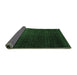 Sideview of Abstract Emerald Green Modern Rug, abs5276emgrn