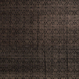 Square Abstract Coffee Brown Modern Rug, abs5276