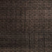 Square Abstract Coffee Brown Modern Rug, abs5276