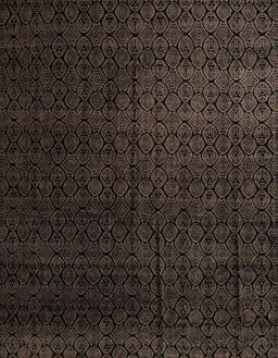 Abstract Coffee Brown Modern Rug, abs5276