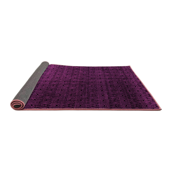 Sideview of Abstract Pink Modern Rug, abs5276pnk