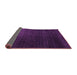 Sideview of Abstract Purple Modern Rug, abs5276pur