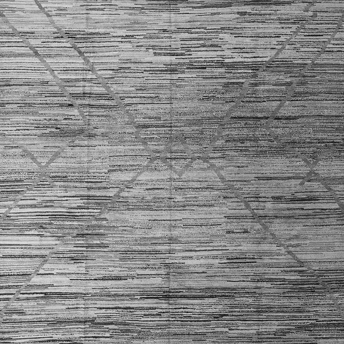 Machine Washable Abstract Gray Modern Rug, wshabs5277gry