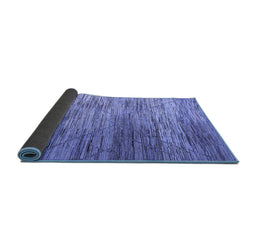 Sideview of Abstract Blue Modern Rug, abs5277blu