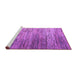 Sideview of Machine Washable Abstract Purple Modern Area Rugs, wshabs5277pur