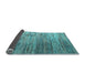 Sideview of Abstract Light Blue Modern Rug, abs5277lblu