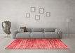 Modern Red Washable Rugs