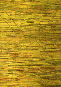 Abstract Yellow Modern Rug, abs5277yw