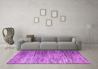 Machine Washable Abstract Purple Modern Rug, wshabs5277pur