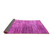 Sideview of Abstract Pink Modern Rug, abs5277pnk