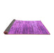 Sideview of Abstract Purple Modern Rug, abs5277pur